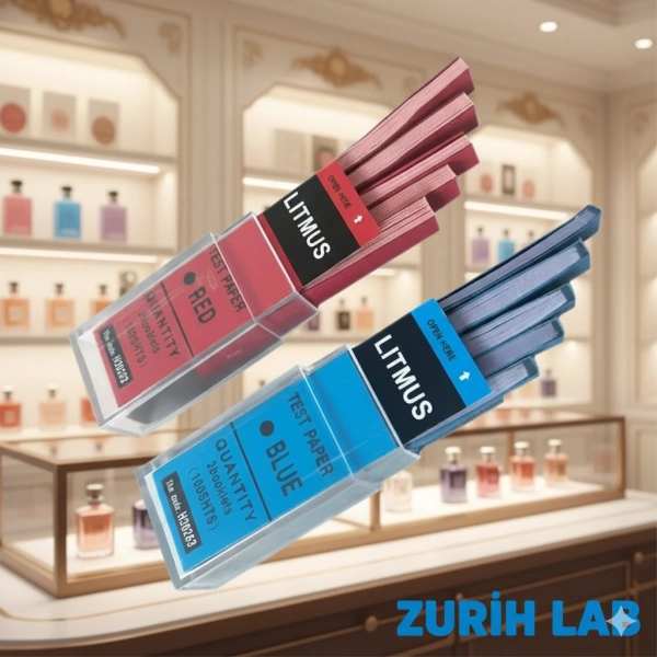 pH Turnusol Kağıdı Seti (100 Mavi + 100 Kırmızı Strip) | Yüksek Kaliteli Litmus Test Kağıdı