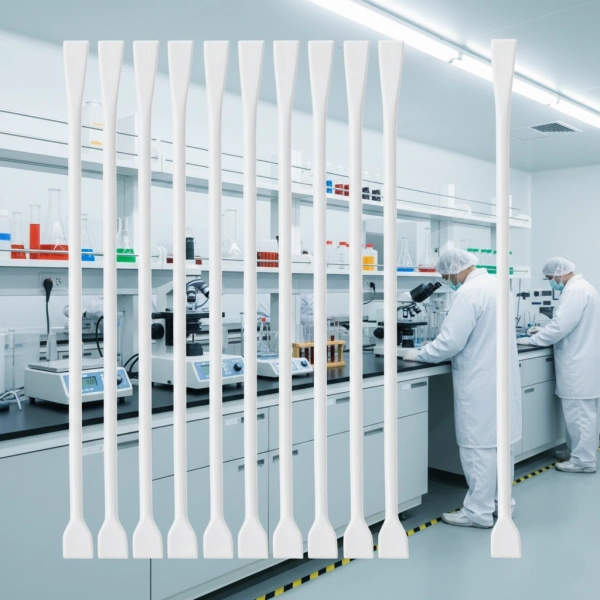 Plastik Baget Çubuk 250 mm – Laboratuvar Karıştırma Çubuğu – 10 Adetlik Set