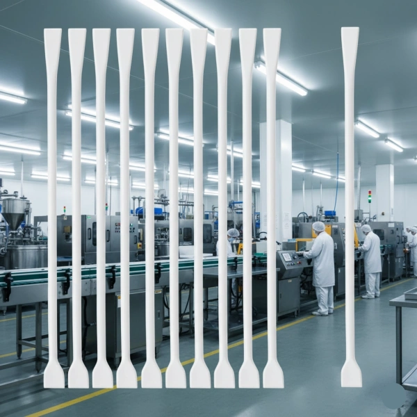 Plastik Baget Çubuk 250 mm – Laboratuvar Karıştırma Çubuğu – 10 Adetlik Set