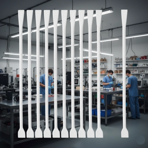 Plastik Baget Çubuk 250 mm – Laboratuvar Karıştırma Çubuğu – 10 Adetlik Set
