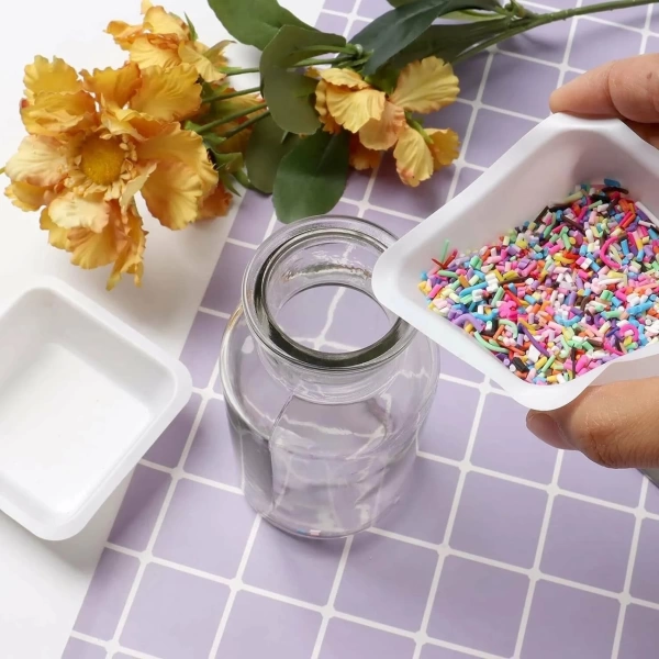 Plastik Elips Form 100 mL Tartım Kabı - 250 Adetlik Toptan Set - Yüksek Kaliteli