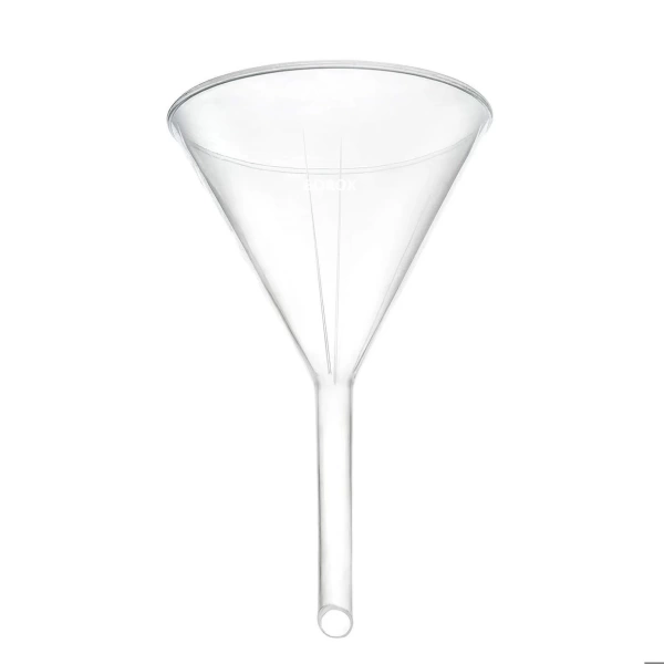 Plastik Laboratuvar Huni 150 mm - Uzun Saplı - 12 Adetlik Toptan Set