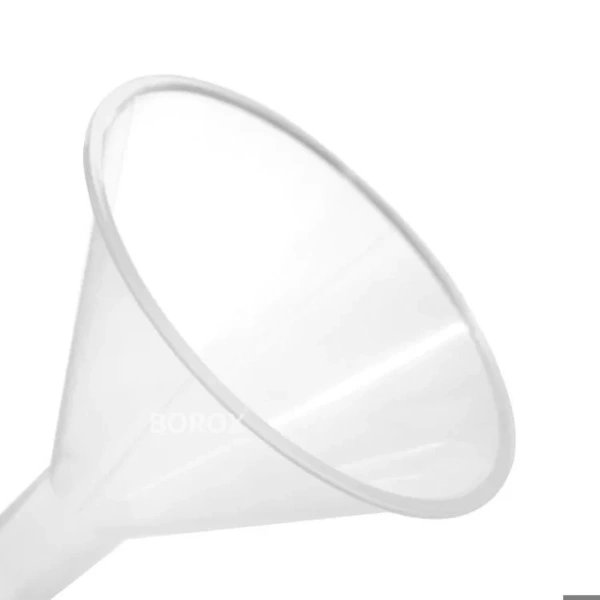 Plastik Laboratuvar Huni 80 mm - 12 Adetlik Toptan Set