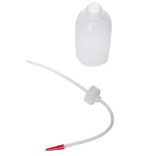 Plastik Piset 250 mL - Şeffaf Yıkama Şişesi - 12 Adetlik Toptan Set - Yüksek Kaliteli