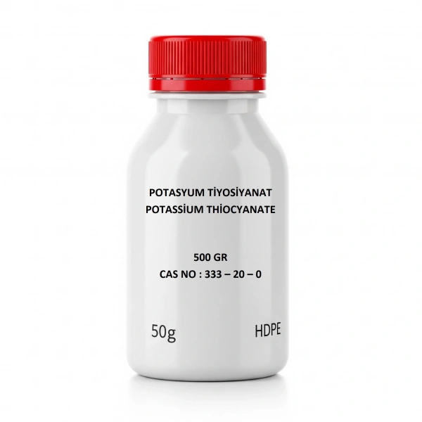 Potasyum Tiyosiyanat 500 Gr. - Potassium Thiocyanate (Cas No: 333-20-0)