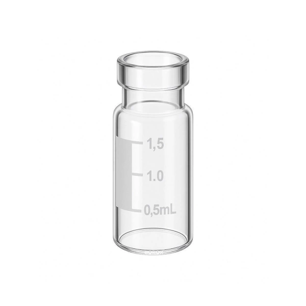 Şeffaf Cam Vial 2 mL - Hacim Ölçekli - (Crimp ND11) - 100 Adetlik Toptan Set