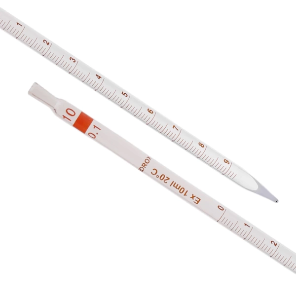 Serolojik Pipet - Cam Dereceli Pipet 10 mL - 5 Adetlik Set