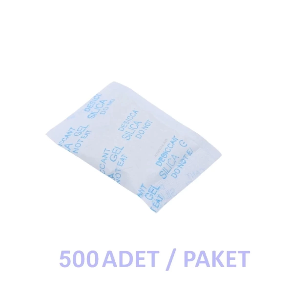 Silikajel Nem Alıcı 10g - Paketli Küf Önleyici - 500 Adetlik Paket