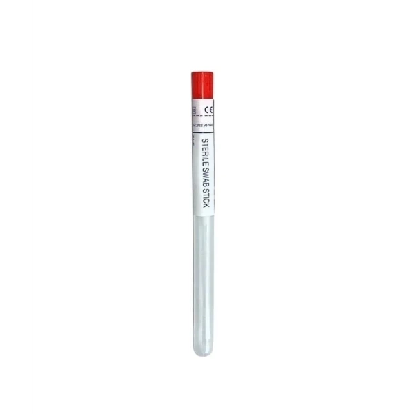 Steril Eküvyon Çubuğu Swap - Stuart Besiyersiz Swab - 100 Adetlik Toptan Set