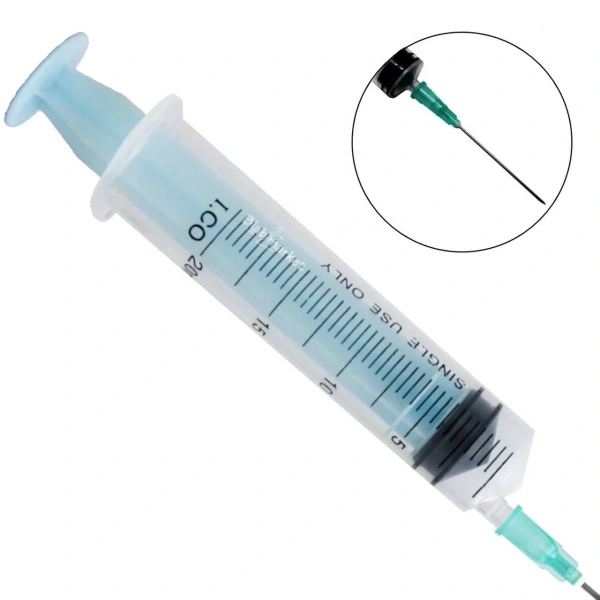 Steril Enjektör Şırınga 20cc (20mL) - 3 Parça - 100 Adetlik Set