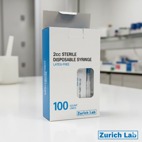 Steril Enjektör Şırınga 2cc (2mL) - 3 Parça - 100 Adetlik Set