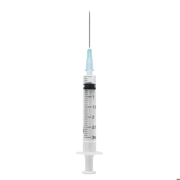 Steril Enjektör Şırınga 3cc (3mL) - 3 Parça - 100 Adetlik Set
