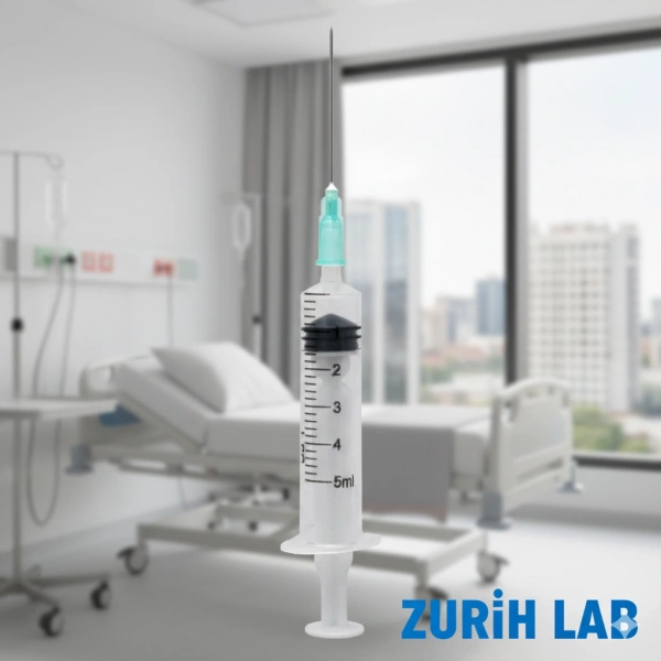 Steril Enjektör Şırınga 5cc (5mL) - 3 Parça - 100 Adetlik Set