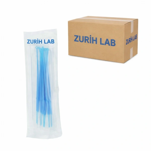 Steril Öze Ucu 10 uL - Halka Uçlu - Inoculation Loop - 500 Adetlik Toptan Set - Yüksek Kaliteli