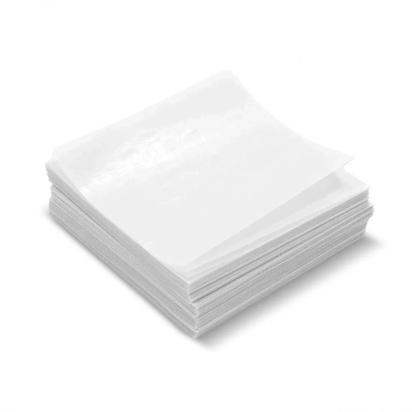 Tartım Kağıdı 75x75 mm - Selüloz Beyaz Tartı Kağıdı - 100 Adetlik Paket