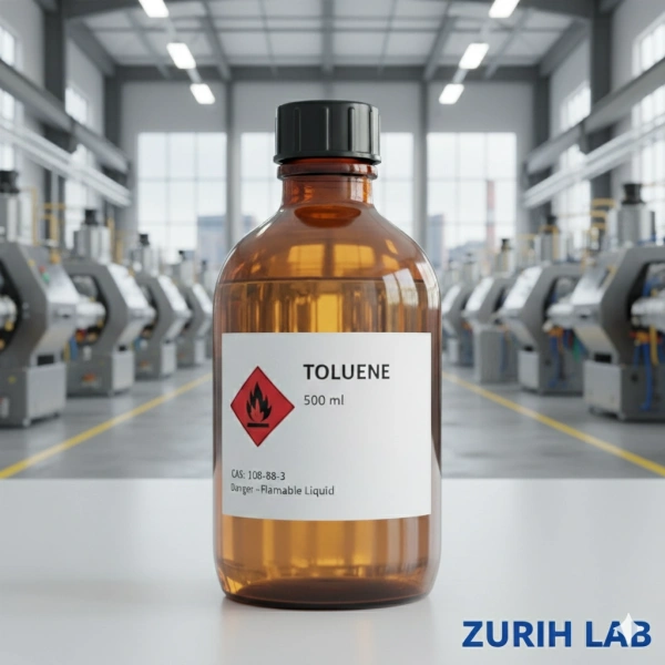Toluen 500 ml (Metil Benzen - Toluene) | Yüksek Kaliteli - Zurih Lab & Zürih Ticaret