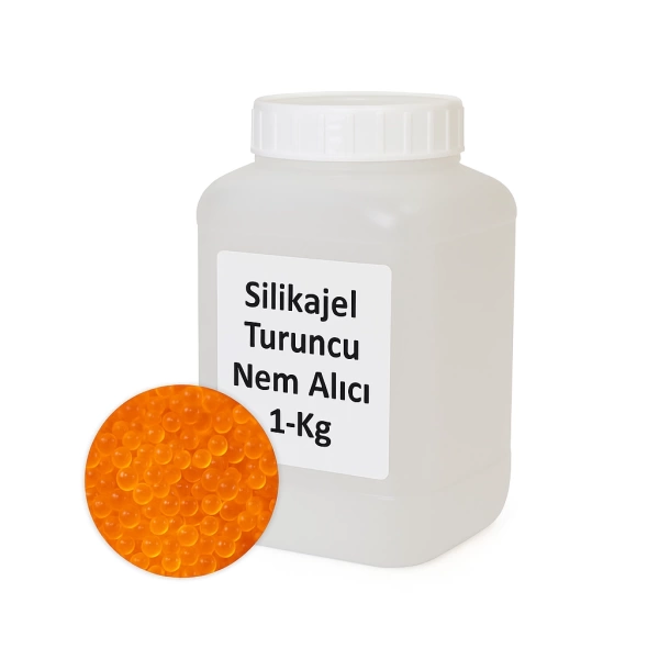Turuncu Silikajel Nem Alıcı 1 Kg - Küf Önleyici İndikatörlü
