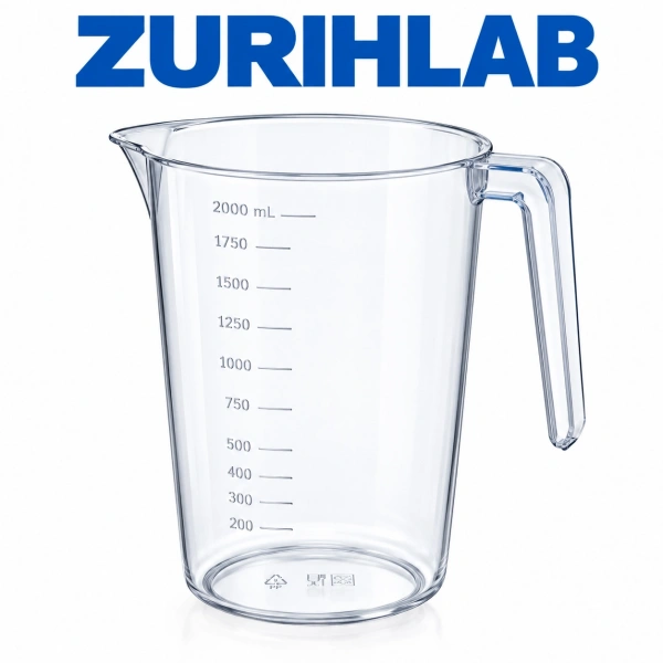ZURIHLAB Şeffaf Ölçü Kabı Beher