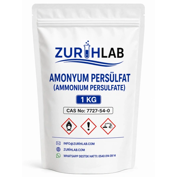 ZURIHLAB Amonyum Persülfat 1 KG - Ammonium Persulfate