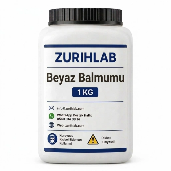 ZURIHLAB Beyaz Balmumu - Pharma Grade - 1KG
