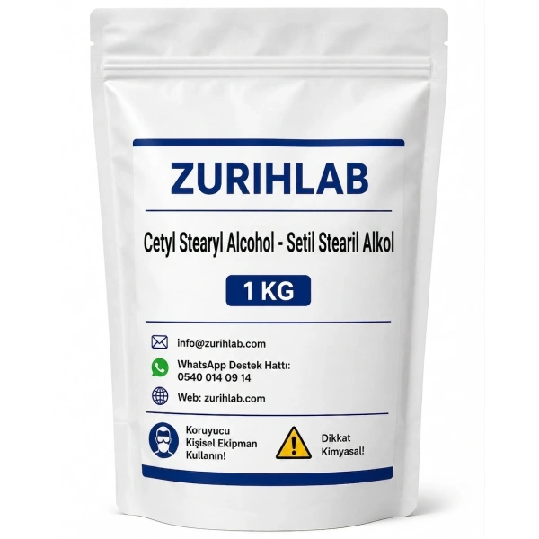 ZURIHLAB Cetyl Stearyl Alcohol - Setil Stearil Alkol 1KG