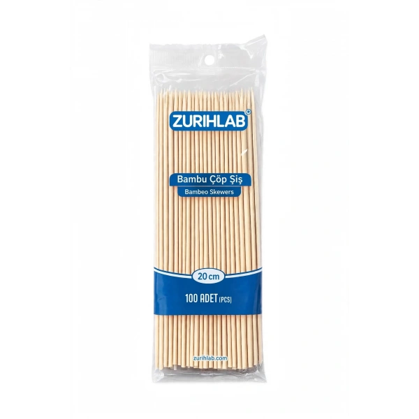 ZURIHLAB Çöp Şiş 20 cm 100lü Paket