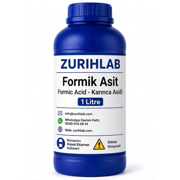 ZURIHLAB Formik Asit 1 Litre - Formic Acid - Karınca Asidi