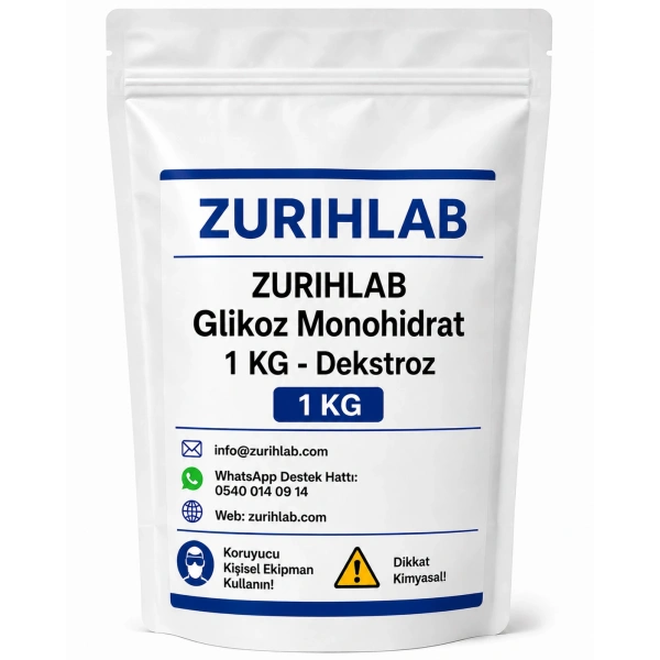 ZURIHLAB Glikoz Monohidrat 1 KG - Dekstroz