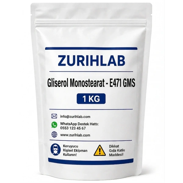 ZURIHLAB Gliserol Monostearat - E471 GMS - 1 KG