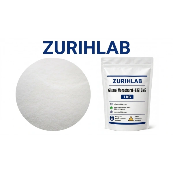 ZURIHLAB Gliserol Monostearat - E471 GMS - 1 KG