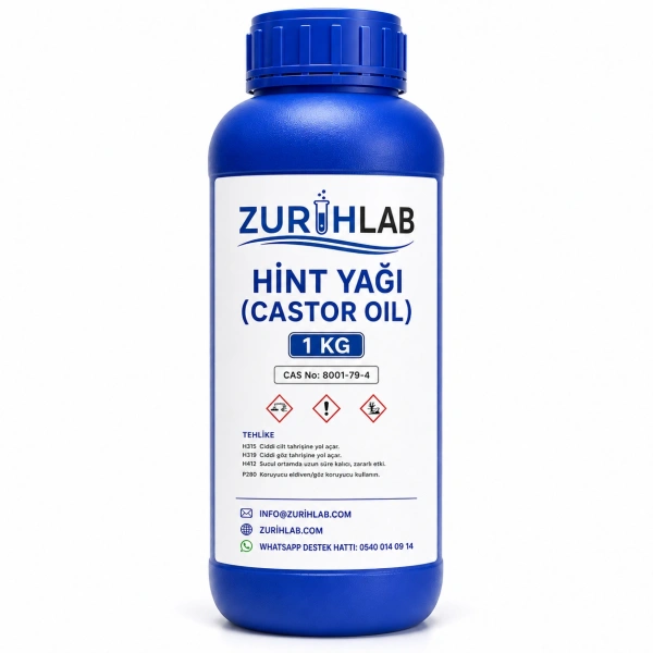 ZURIHLAB Hint Yağı 1 KG - Castor Oil