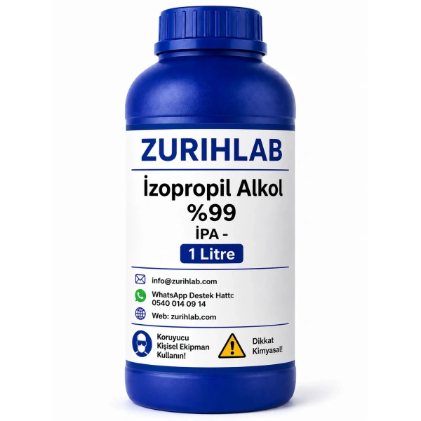 ZURIHLAB İzopropil Alkol %99 İPA - 1 Litre