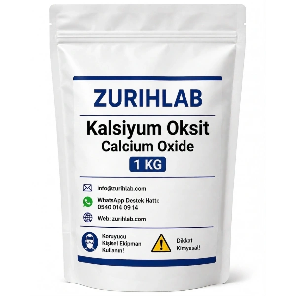 ZURIHLAB Kalsiyum Oksit - Calcium Oxide - 1KG