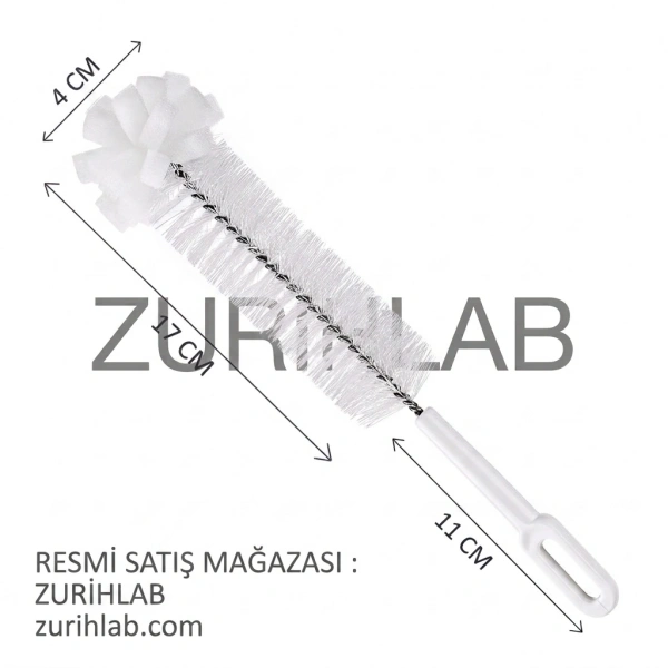 ZURIHLAB Laboratuvar Malzemesi Temizleme Fırçası (Perlon)
