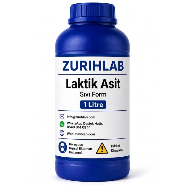 ZURIHLAB Laktik Asit Sıvı Form - Lactic Acid - 1LT