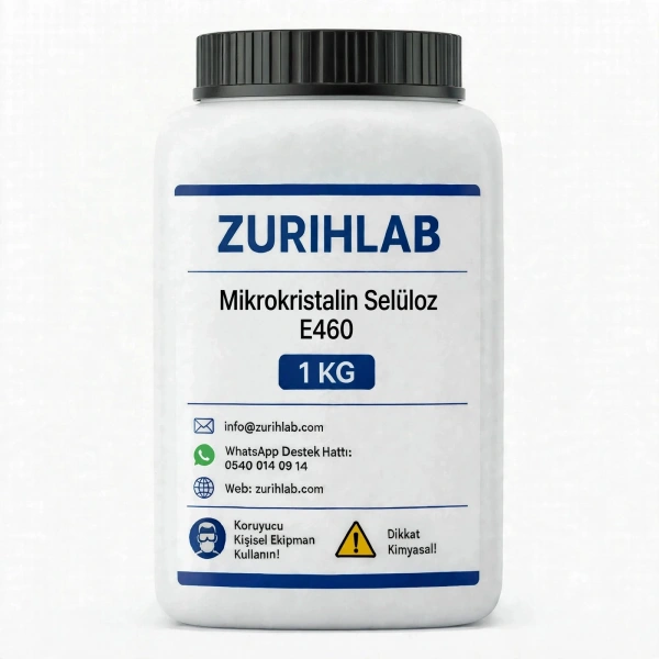 ZURIHLAB Mikrokristalin Selüloz E460 - 1KG