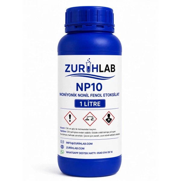 ZURIHLAB NP10 Noniyonik Nonil Fenol Etoksilat - 1 Litre