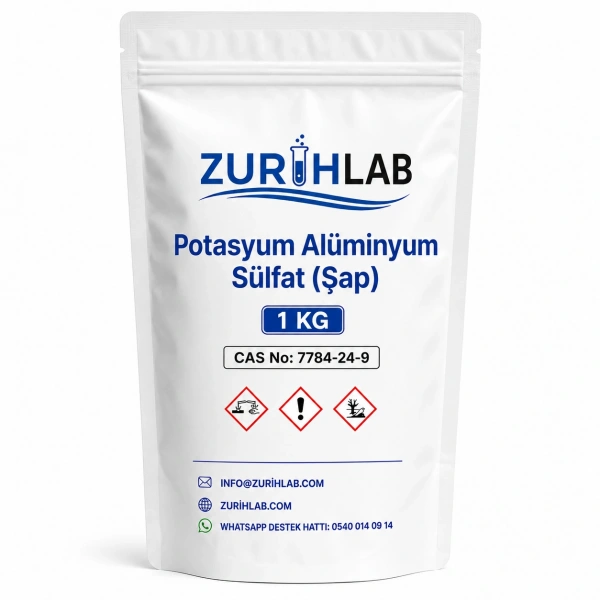 ZURIHLAB Potasyum Alüminyum Sülfat (Şap) 1 KG