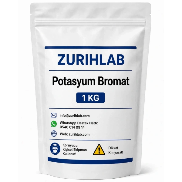 ZURIHLAB Potasyum Bromat 1KG - Potassium Bromate