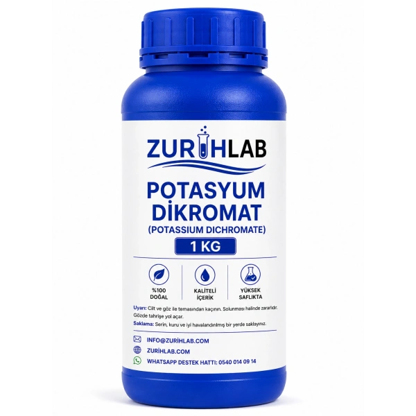 ZURIHLAB Potasyum Dikromat 1 KG - Potassium Dichromate