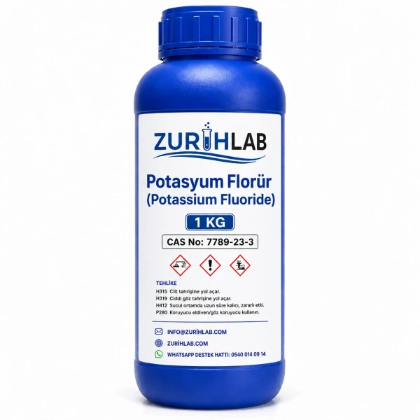 ZURIHLAB Potasyum Florür 1 KG - Potassium Fluoride