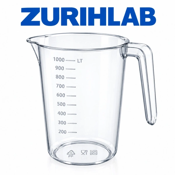 ZURIHLAB Şeffaf Ölçü Kabı Beher