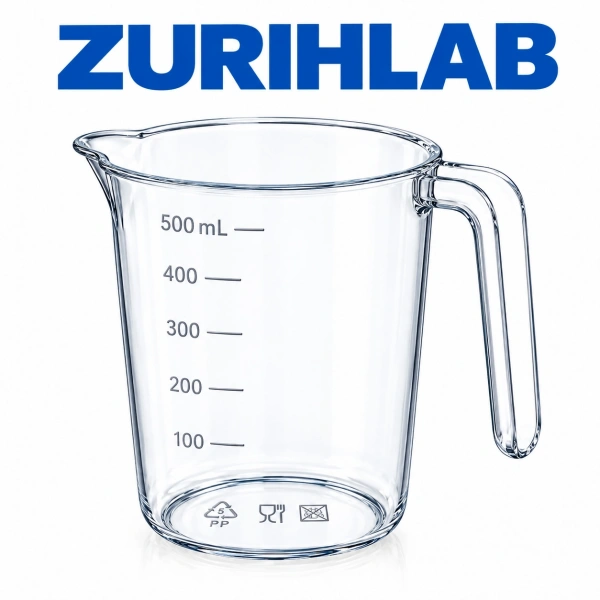 ZURIHLAB Şeffaf Ölçü Kabı Beher
