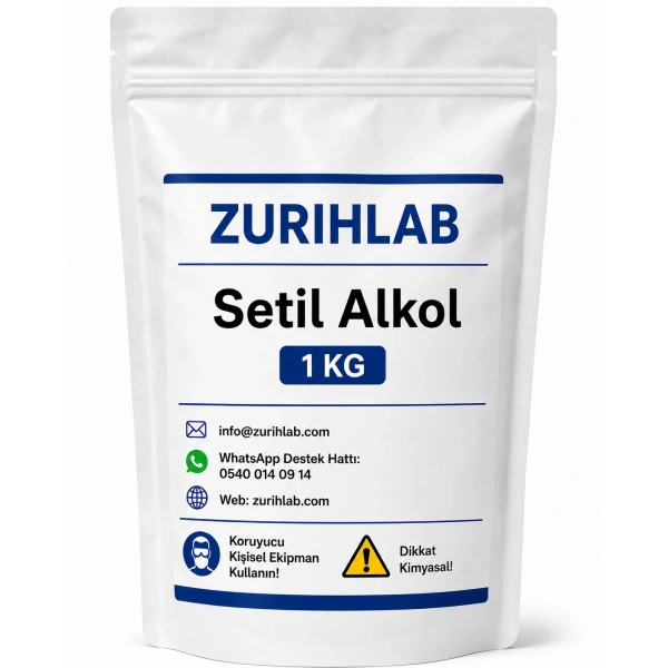 ZURIHLAB Setil Alkol 1 KG - Cetyl Alcohol
