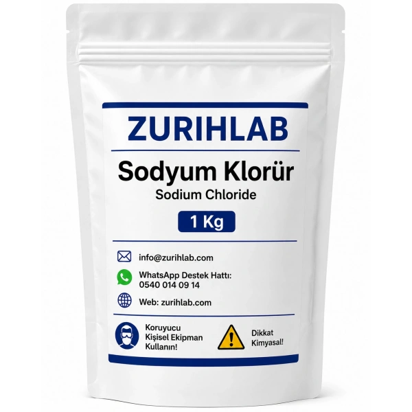 ZURIHLAB Sodyum Klorür 1 Kg - Sodium Chloride