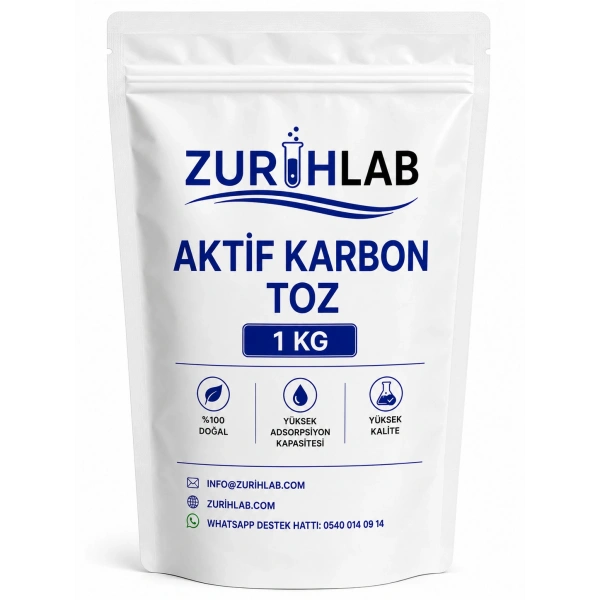 ZURIHLAB Toz Aktif Karbon 1 KG