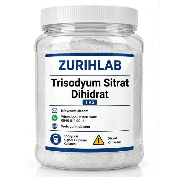 ZURIHLAB Trisodyum Sitrat Dihidrat 1 KG