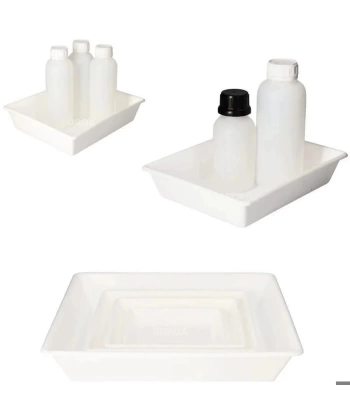 Plastik Numune Taşıma Tepsisi ( 2,2 + 4,2 + 7,3 + 10 + 12 Lt. ) - 5 Adetlik Set - Yüksek Kaliteli