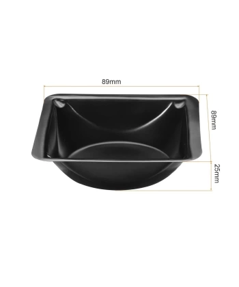 Plastik Kare Form 100 mL Tartım Kabı - 100 Adetlik Toptan Set - Yüksek Kaliteli