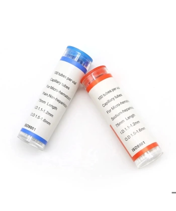 Mikrohematokrit Tüp (Kapiler Tüp) Heparinli + Heparinsiz Set | Yüksek Kaliteli